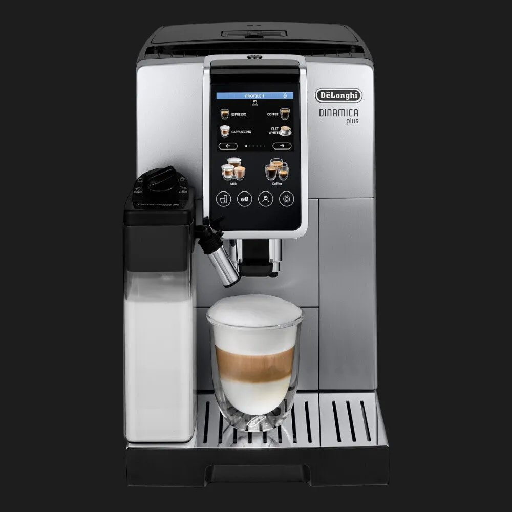Кофемашина Delonghi Dinamica Plus, Gray/Black